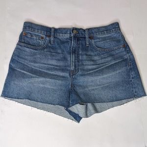 MADEWELL The Perfect Jean Short in Blue Denim size 31 New Without Tags